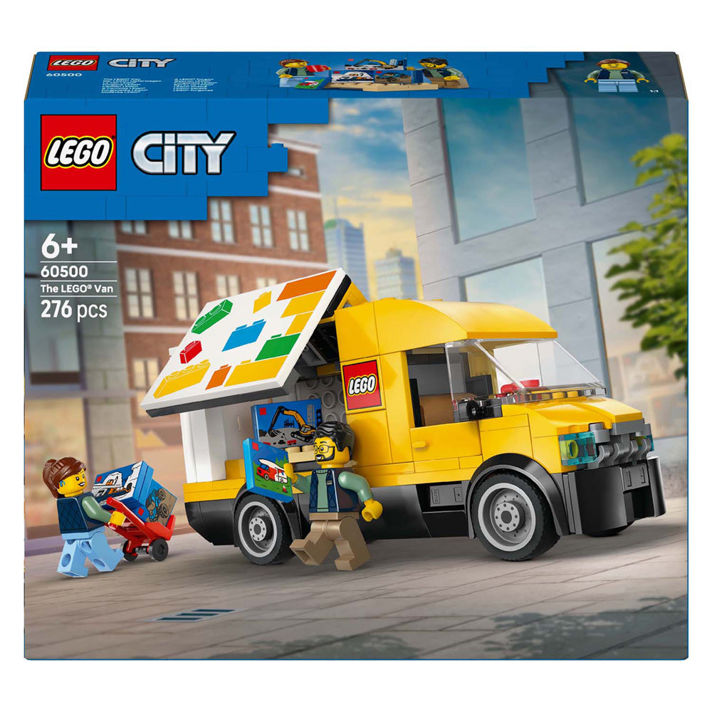 LEGO® City: il furgone - set da costruzione e da gioco per gli appassionati di auto da 6 anni - con 2 minifigure - 60500