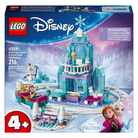 Lego Disney Princess 43281 Il castello di ghiaccio e la cavalcata sulla neve di Elsa