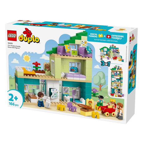 Lego Duplo Town 10470 - casa - 3 in 1 - personaggi inclusi