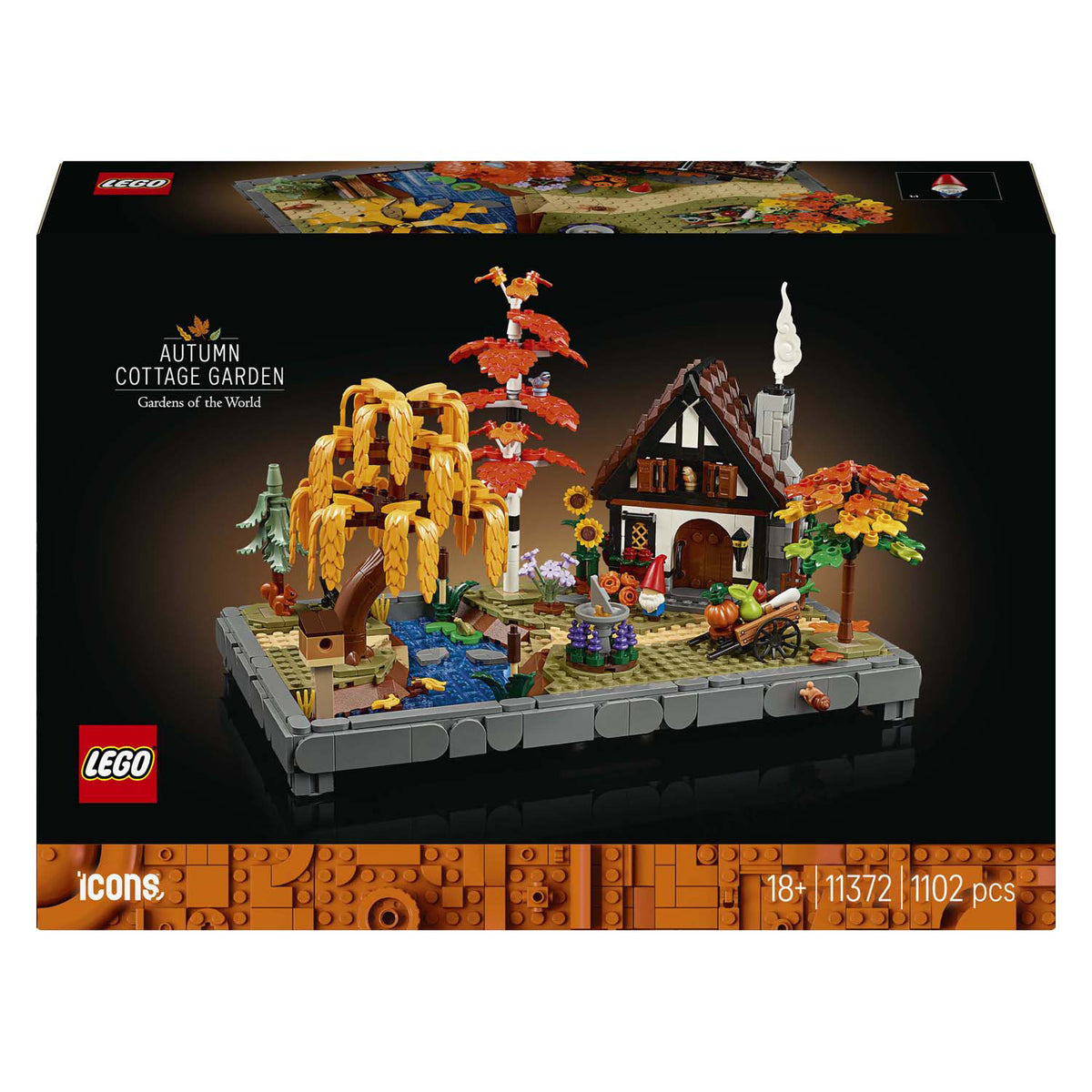 Lego Icons 11372 Giardino autunnale con casetta