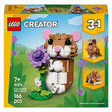 Lego ® creator 3in1 simpatico criceto con fiore - 31376