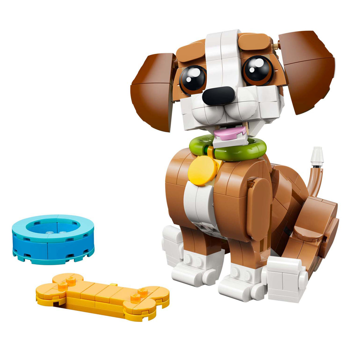 Simpatici animali 3 in 1 LEGO® Creator: cucciolo giocoso - set di animali - convertibile in scoiattolo o anatra - 31382