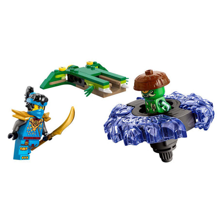 Lego Ninjago 71849 nya contro il mostro spinner elementale