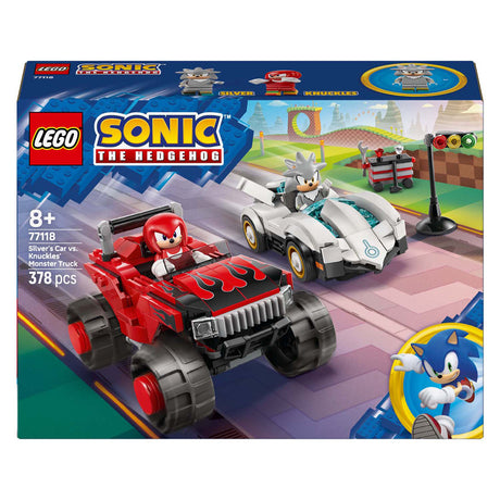 Lego Sonic the Hedgehog 77118 Silvers L'auto contro il monster truck di Knuckles