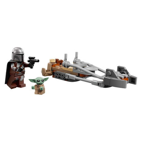 Lego Star Wars 75436 Mandalorian e la Speeder Bike di Grogu