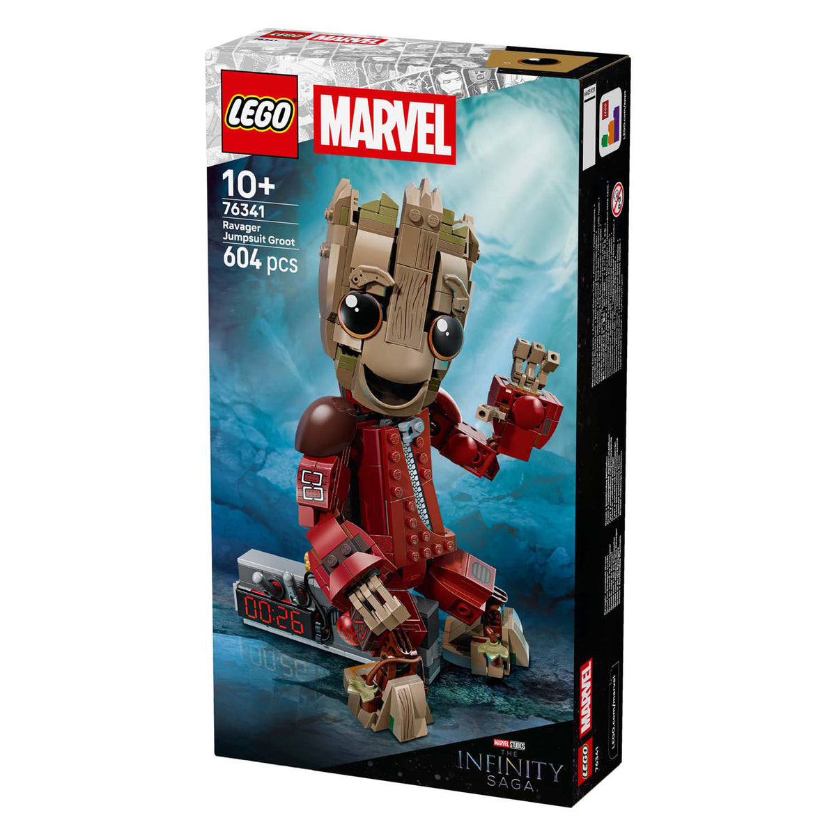 Lego Marvel Large con tuta da devastatore - giocattolo da supereroe costruibile per bambini - 76341