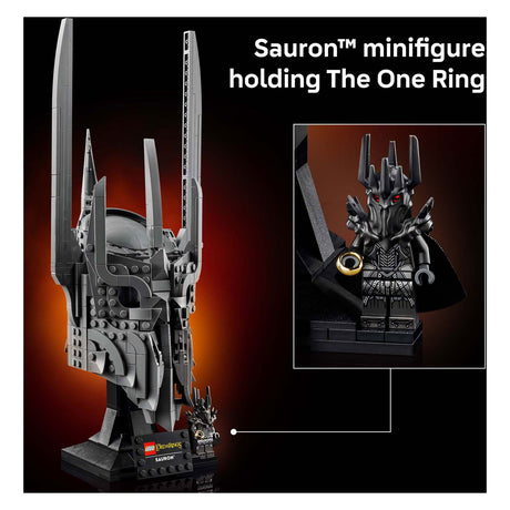 Lego Icons 11373 Il Signore degli Anelli: l'elmo di Sauron
