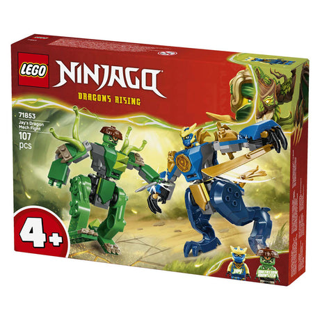 Lego ® ninjago® - battaglia del mech drago di Jay - mech giocattolo - set da gioco con 2 minifigure - 71853