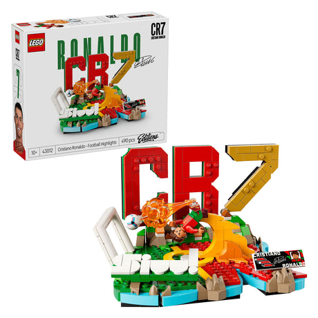 Lego editions 43012 cristiano ronaldo momenti salienti del calcio