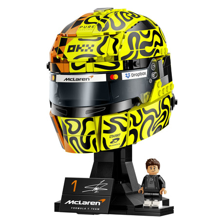 Lego editions casco del team mclaren mastercard f1 di lando norris kit di costruzione per bambini 43023
