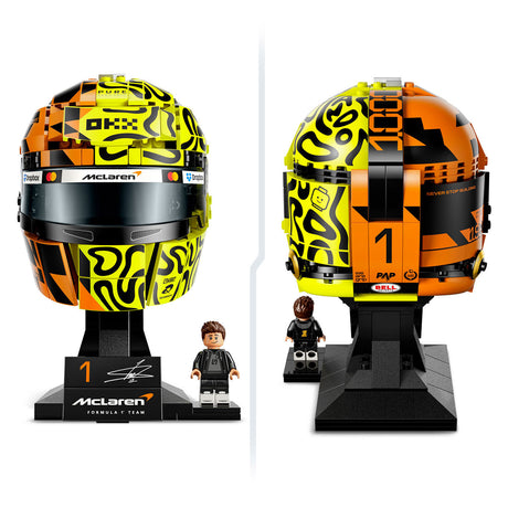 Lego editions casco del team mclaren mastercard f1 di lando norris kit di costruzione per bambini 43023