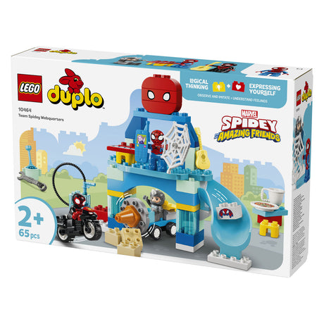 Lego Duplo ă Marvel Team Spidey Headquarters kit di costruzione per bambini e decorazione 10464