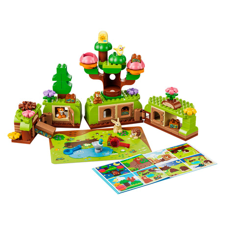 Lego Duplo Discovery Forest con animali selvatici, giocattoli per bambini e decorazione per la cameretta dei bambini 10480