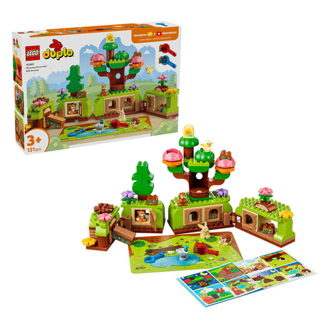 Lego Duplo Discovery Forest con animali selvatici, giocattoli per bambini e decorazione per la cameretta dei bambini 10480
