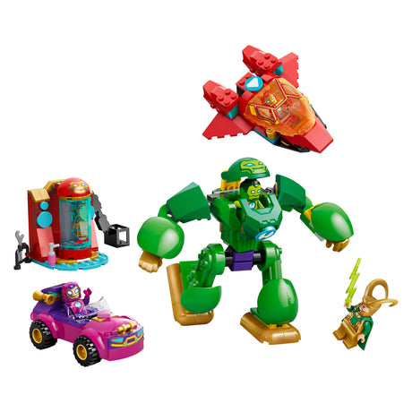 Lego ® ă€ Marvel Iron Man e i suoi fantastici amici Loki contro il Team Iron Man - regalo per bambini da 4 anni - 11211