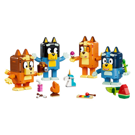 Kit di costruzione Lego Bluey per bambini costruibile di Bluey e la sua famiglia 11217