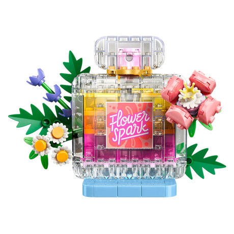 Lego Creator Bottiglia di profumo 3in1 con fiori, giocattoli per bambini e decorazione per la cameretta 31383