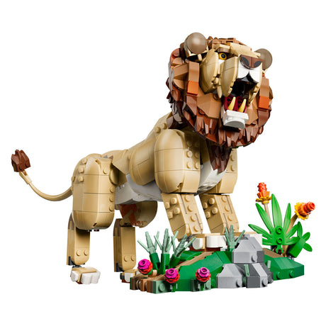 Lego Creator 3in1 Animali selvatici: maestosi leoni, giocattoli per bambini con figure di animali 31386