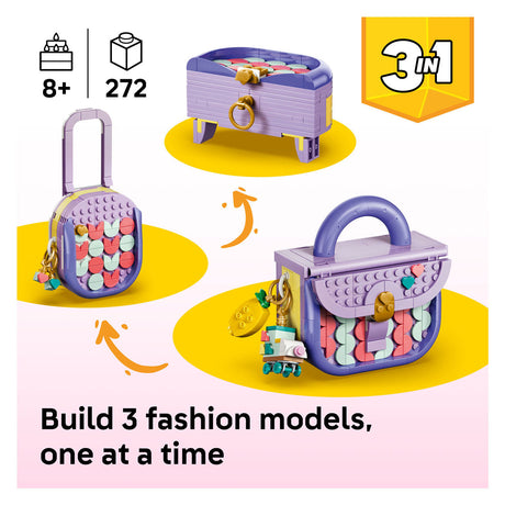 Elegante borsa Lego Creator 3 in 1 con spazio portaoggetti, valigia e scatola portaoggetti 31391
