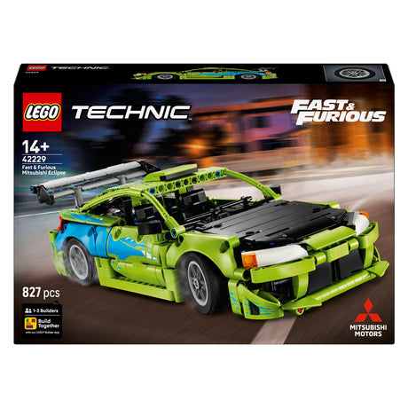 Lego Technic Fast and Furious Kit per costruire l'auto Mitsubishi Eclipse per bambini e adolescenti 42229