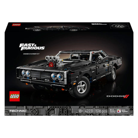 Lego Technic Fast and Furious Dodge Charger R T Kit di costruzione per auto per adulti 42231
