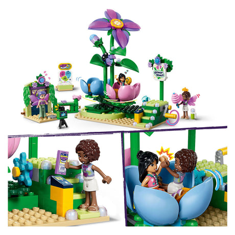 Lego Friends Attrazione con tazza da tè rotante con giocattolo a tema floreale per bambini dai 7 anni in su 42702