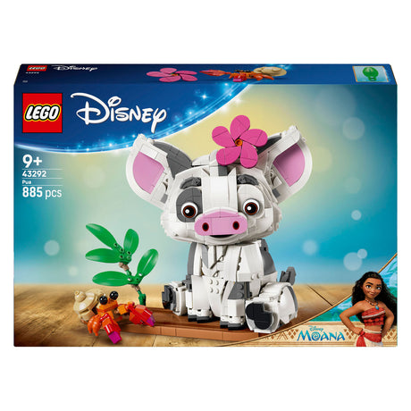 Lego ! Disney Vaiana Pua animali costruibili, giocattoli per bambini e decorazioni 43292