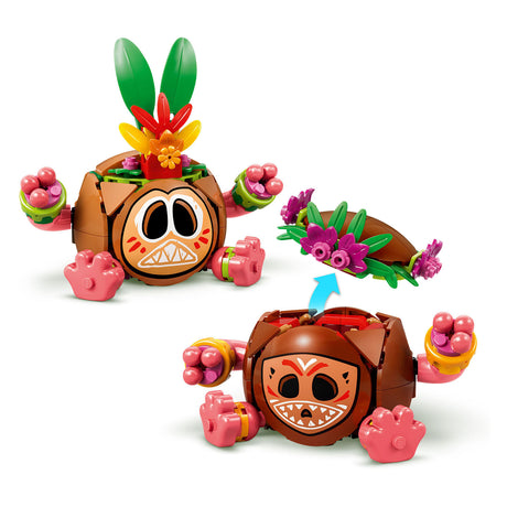Lego ! Disney Vaiana Kakamora giocattolo costruibile in cocco per bambini 43293