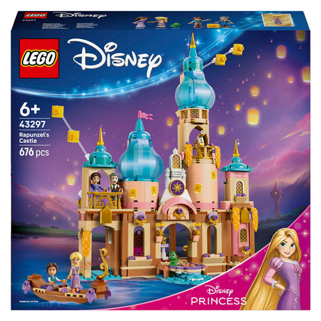 Lego ! Castello Disney Princess Rapunzel, giocattoli costruibili per bambini e decorazioni 43297