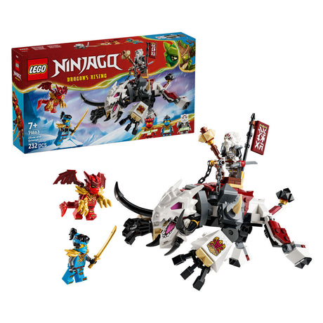 Lego Ninjago 71863 zilvar e grimtak la bestia drago