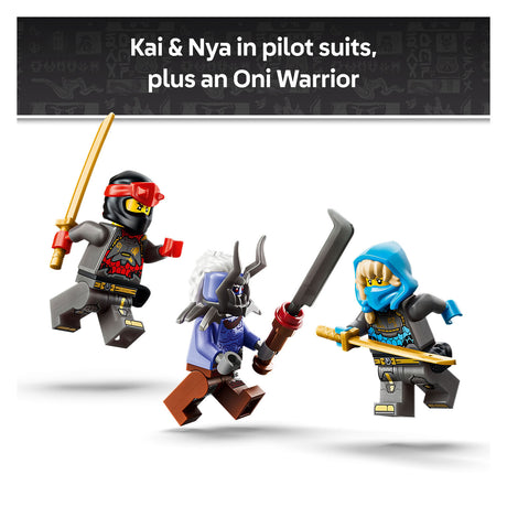 Lego Ninjago i due imponenti mech in kit per bambini con action figure 71870