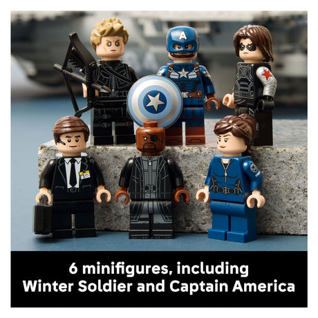 Lego !Marvel S.H.I.E.L.D. kit di costruzione del supereroe dell'elicottero per adulti 76354