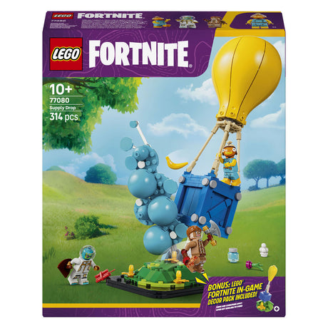 Kit di costruzione del gioco Lego Fortnite Supply Drop con giocattoli per bambini 77080