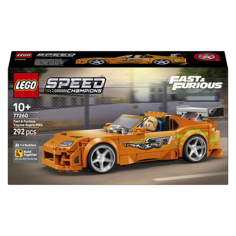Lego Speed Champions The Fast and The Furious Toyota Supra MK4, auto giocattolo per bambini 77260