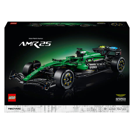 Lego Technic Aston Martin Aramco Amr25 F1 Kit di Costruzione per Adulti con Modellino Auto 42240