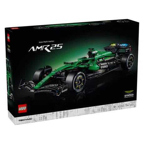 Lego Technic Aston Martin Aramco Amr25 F1 Kit di Costruzione per Adulti con Modellino Auto 42240