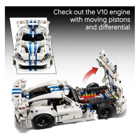 Lego technic dodge viper gts-r sportauto