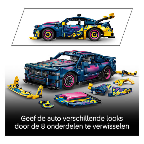 Lego technic aanpasbare ford mustang gt auto