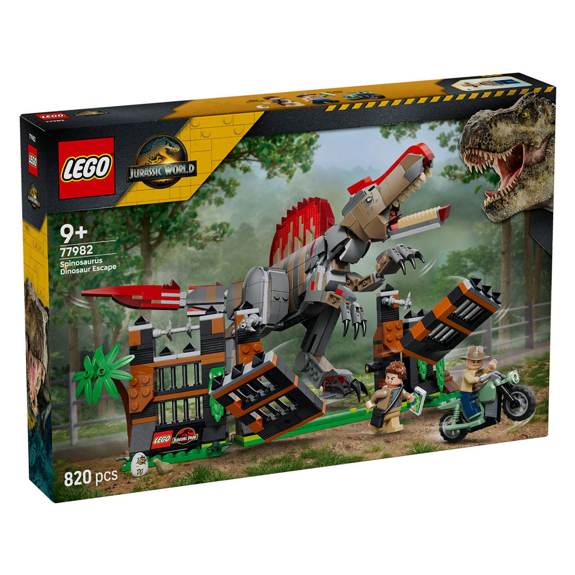 Lego jurassic world spinosaurus ontsnapping