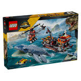 Lego jurassic world mosasaurus bootaanval