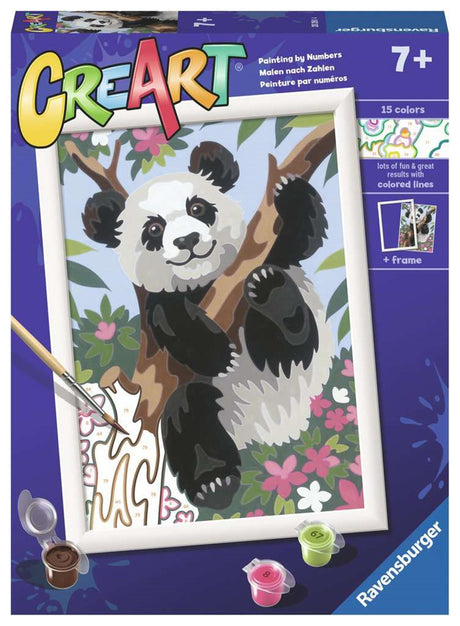 Ravvensburger Creart Painting at Number - Suonando Panda