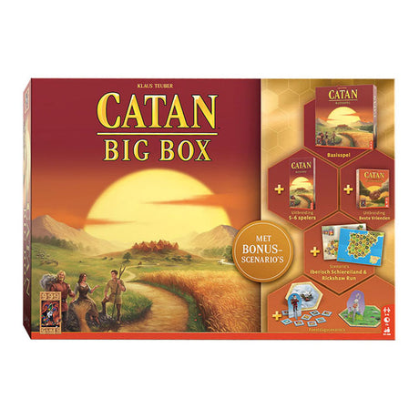 999games catan big box gioco da tavolo 5 6 giocatori