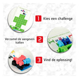 999games 999 games gioco di pensiero cat stax (olandese, 1 giocatore, da 7 anni, 44 compiti)