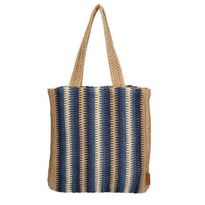 Shopper Pe-Florence Natural Life blu 33x38x8 cm
