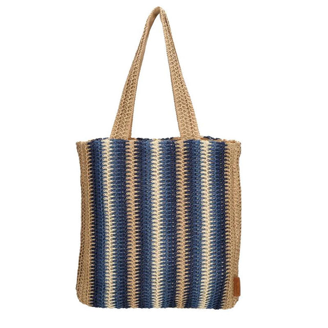 Shopper Pe-Florence Natural Life blu 33x38x8 cm