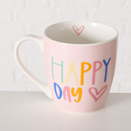 Boltze Home Jumbo Mug Happy 400ml