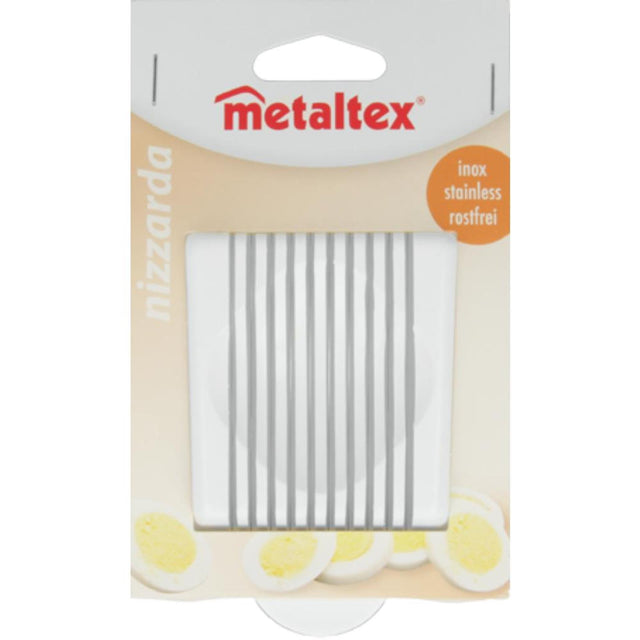 Tagliauovo Metaltex in acciaio inox bianco