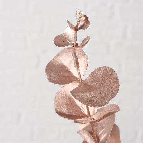 Boltze decorazione per la casa ramo di eucalipto h81 cm in plastica rosa