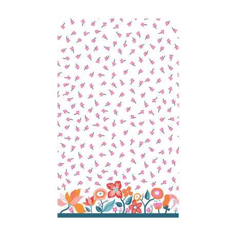 Tovaglia Duni vibrant Bloom cel 138x220 cm