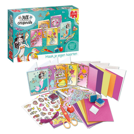 Jumbo - Jill Schirnhofer - crea le tue carte - set artigianale - pacchetto di carte artigianali 8 anni